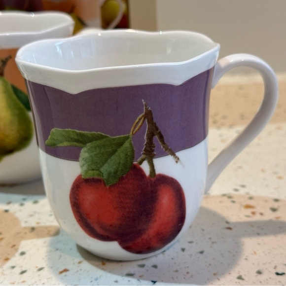 LENOX Orchard In Bloom‎ Mugs Set of 4 - Picture 3 of 12